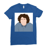 Hobo Johnson Outline Poster Hippie Ladies Fitted T-shirt | Artistshot