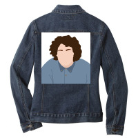 Hobo Johnson Outline Poster Hippie Ladies Denim Jacket | Artistshot