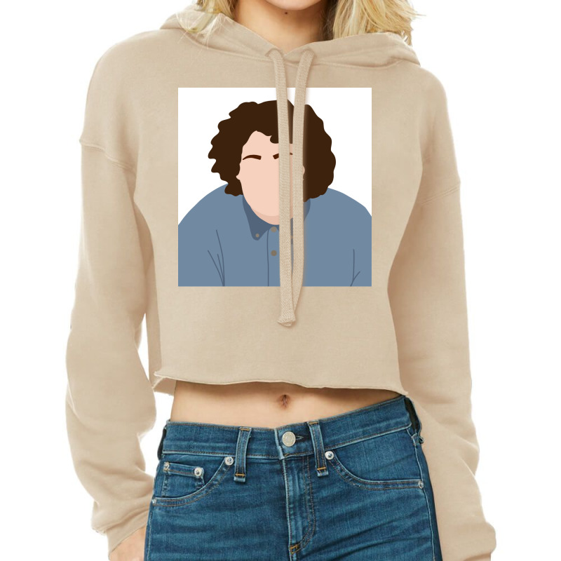 Hobo Johnson Outline Poster Hippie Cropped Hoodie by peechaunjustindec | Artistshot