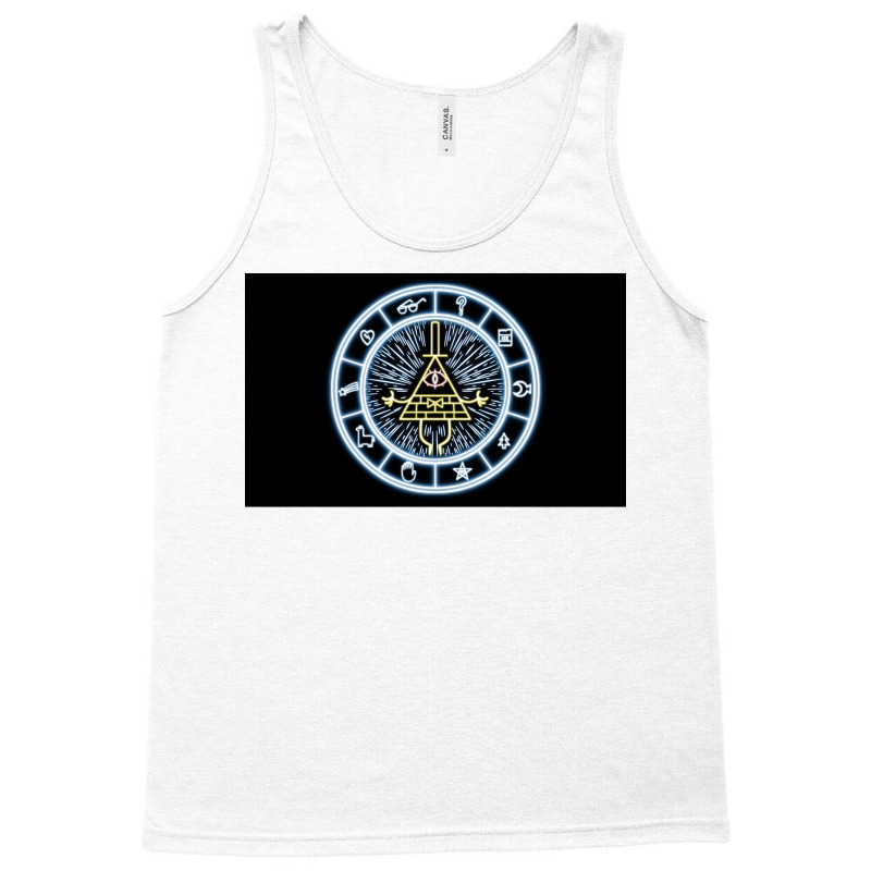 Gravity Falls Bill Cipher Wheel Poster Summer Tank Top by roccionsteeleys | Artistshot