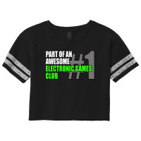 Electronic Games Club Scorecard Crop Tee | Artistshot