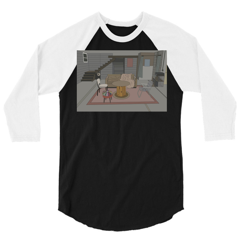 Eric Formanx27s Basement Poster Aesthetic 3/4 Sleeve Shirt | Artistshot