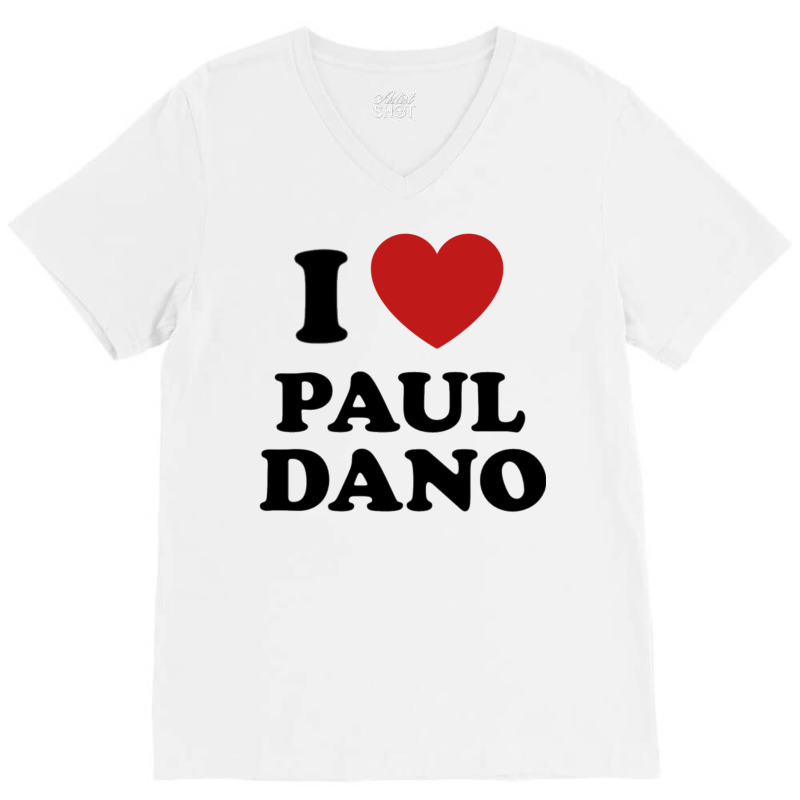 I Heart Paul Dano 3 V-Neck Tee by fanteeseylas | Artistshot