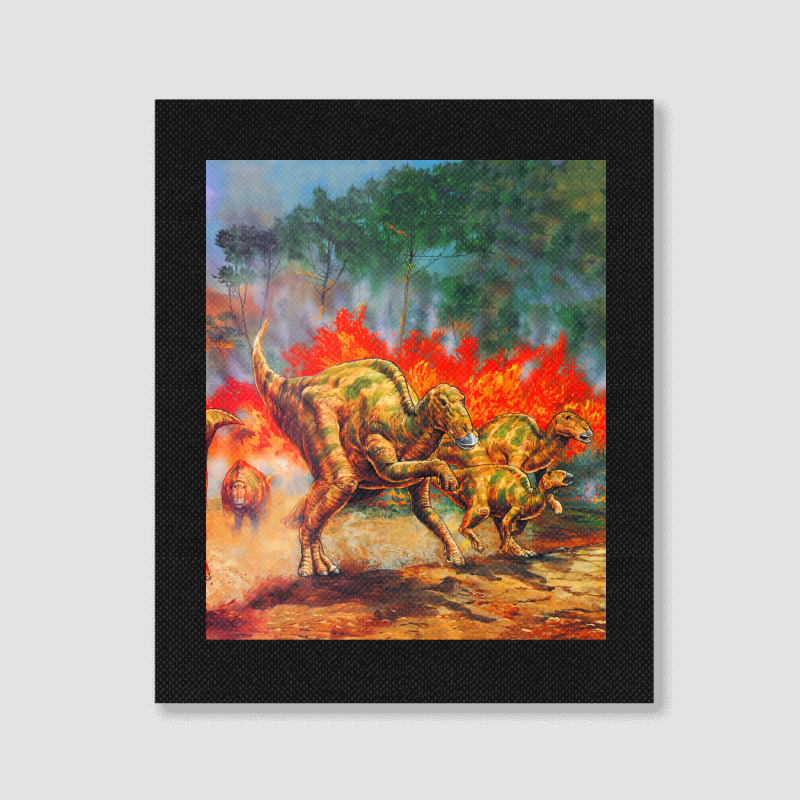 Hadrosaurus Poster Love Portrait Canvas Print | Artistshot