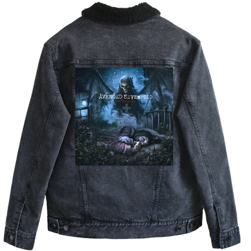 Avenged Night Mare Unisex Sherpa-lined Denim Jacket | Artistshot