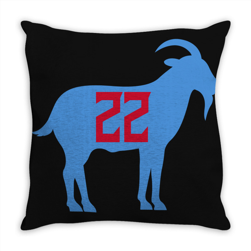 Tennesse  Titans Derrick Henry Goat 22 Throw Pillow | Artistshot