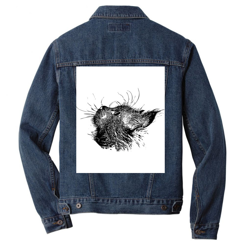 I Might Look Like Im Listening To You But In My Head Im Thinking About Men Denim Jacket by roccionsteeleys | Artistshot