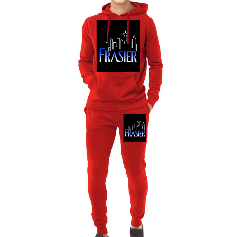 Frasier Crane Tribute Gift Fan Poster Red Hoodie & Jogger Set | Artistshot