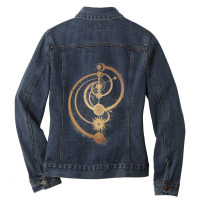 The Dark Crystal Master Time Symbol Ladies Denim Jacket | Artistshot