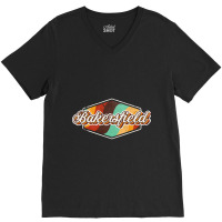 Bakersfield City V-neck Tee | Artistshot