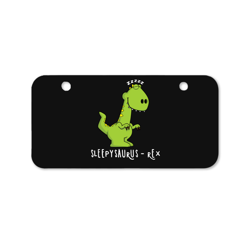 Sleepy Saurus   Rex Bicycle License Plate | Artistshot