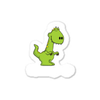 Sleepy Saurus   Rex Sticker | Artistshot