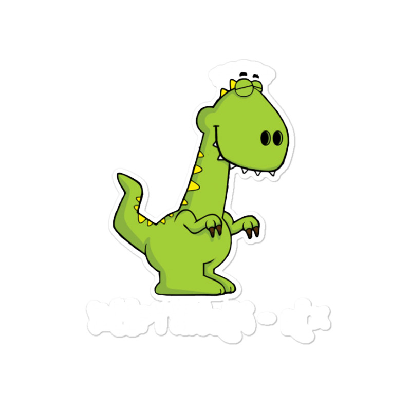 Sleepy Saurus   Rex Sticker | Artistshot