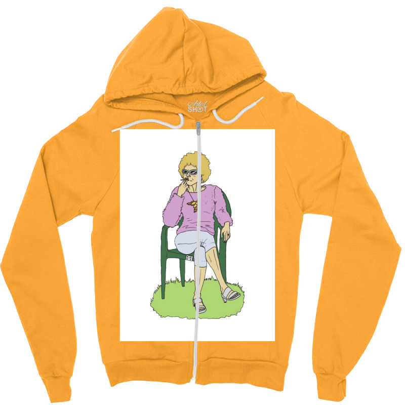 Kath Kim Poster 80s Zipper Hoodie by roccionsteeleys | Artistshot