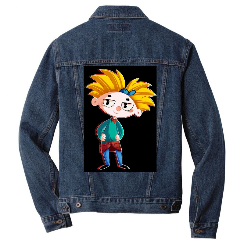 Hey Arnold Poster Love Men Denim Jacket | Artistshot