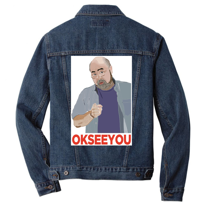 Kimx27s Convenience Ok See You Poster Men Denim Jacket by roccionsteeleys | Artistshot