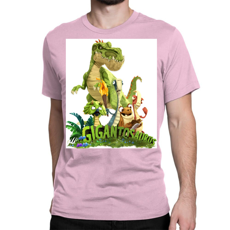 Gigantosaurus Giganto Amp 4 Kid Dinos Gigantosaurus Poster Red Classic T-shirt by kuarezdofebreihy | Artistshot