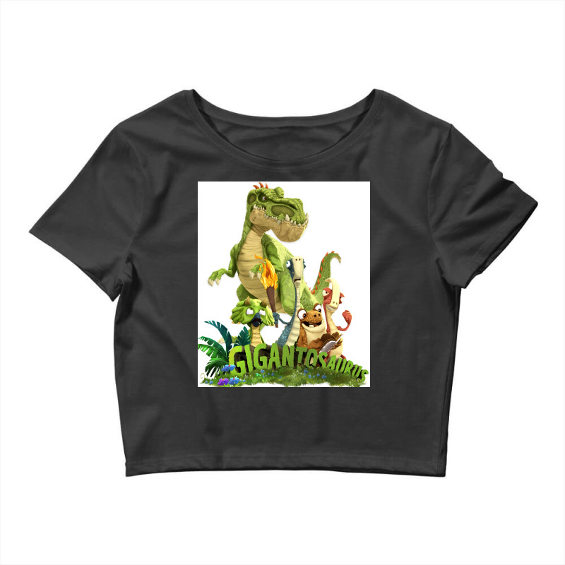 Gigantosaurus Giganto Amp 4 Kid Dinos Gigantosaurus Poster Red Crop Top by kuarezdofebreihy | Artistshot