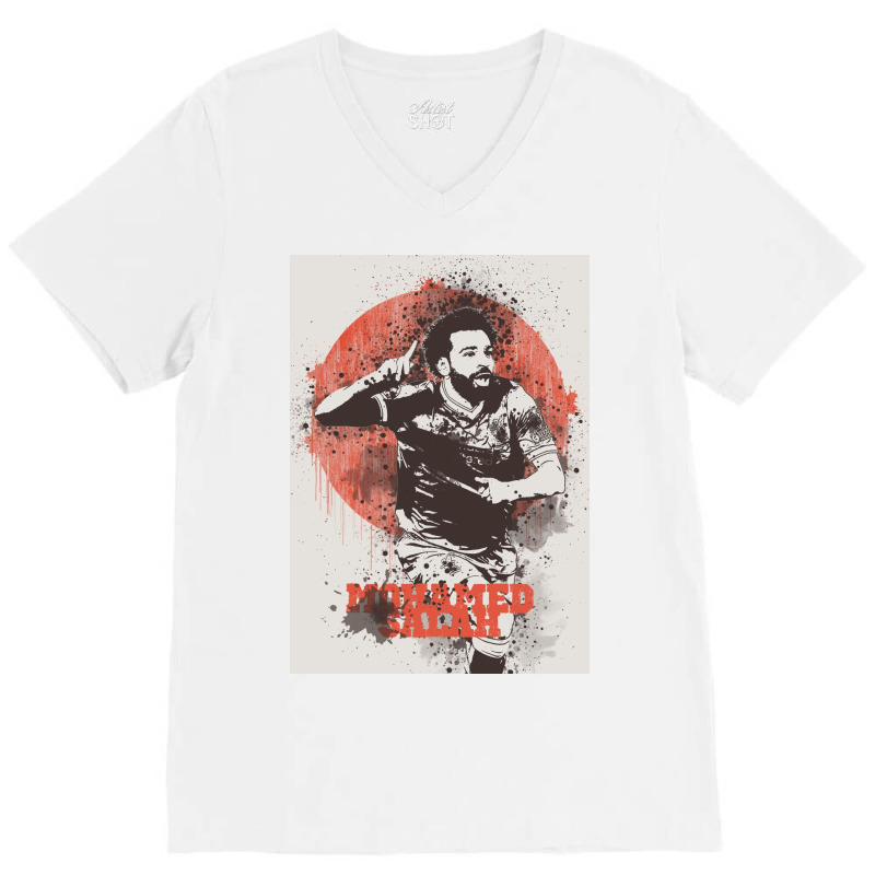 Mohamed Salah V-neck Tee | Artistshot