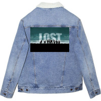 Lost Poster Cute Hippie Unisex Sherpa-lined Denim Jacket | Artistshot