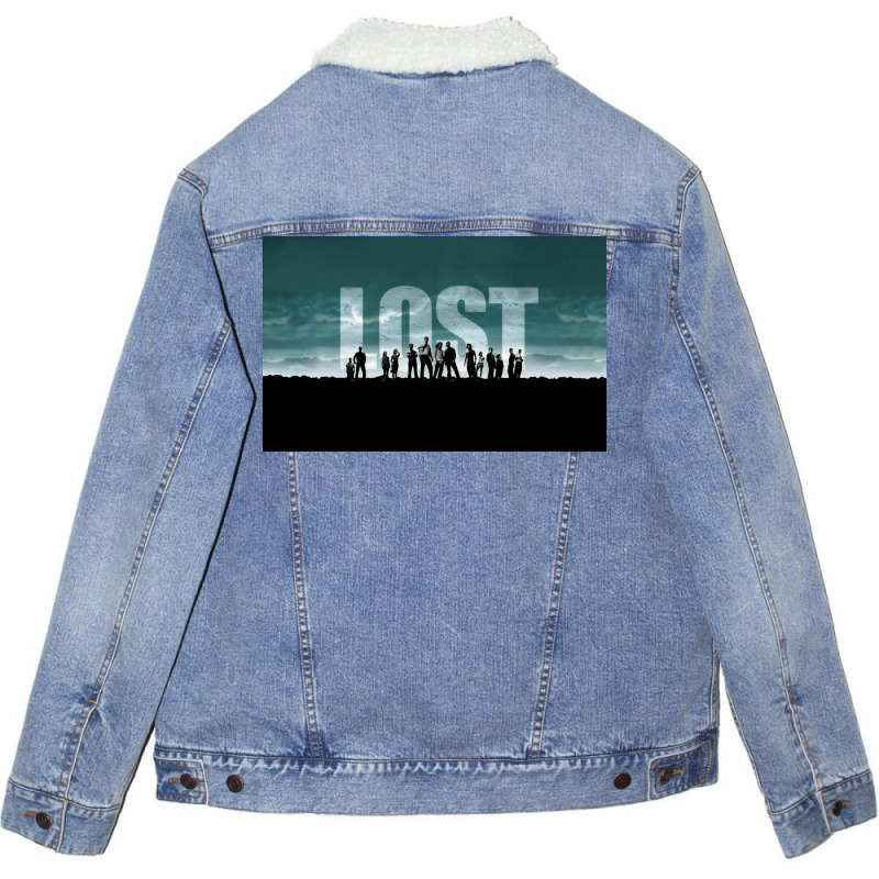 Lost Poster Cute Hippie Unisex Sherpa-Lined Denim Jacket by roccionsteeleys | Artistshot