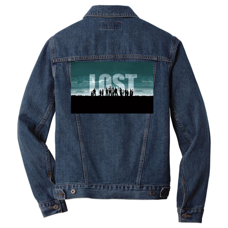 Lost Poster Cute Hippie Men Denim Jacket by roccionsteeleys | Artistshot