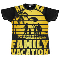 Arizona Family Vacation 2022 Gold Summer Vacation Trip Palm Trees Graphic T-shirt | Artistshot