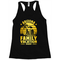 Arizona Family Vacation 2022 Gold Summer Vacation Trip Palm Trees Racerback Tank | Artistshot