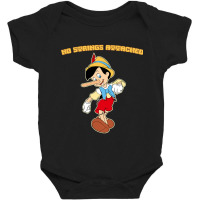 Pinocchio No Strings Attached Baby Bodysuit | Artistshot