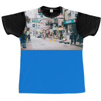 Hong Kong Vibes Feel The City Poster Hippie Graphic T-shirt | Artistshot