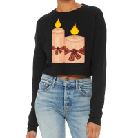 Candle Light Romantic Cropped Sweater | Artistshot