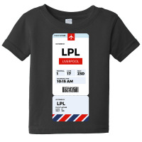 Liverpool Boarding Pass Baby Tee | Artistshot