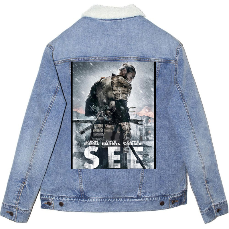 See Poster Poster Vintage Unisex Sherpa-Lined Denim Jacket by roccionsteeleys | Artistshot