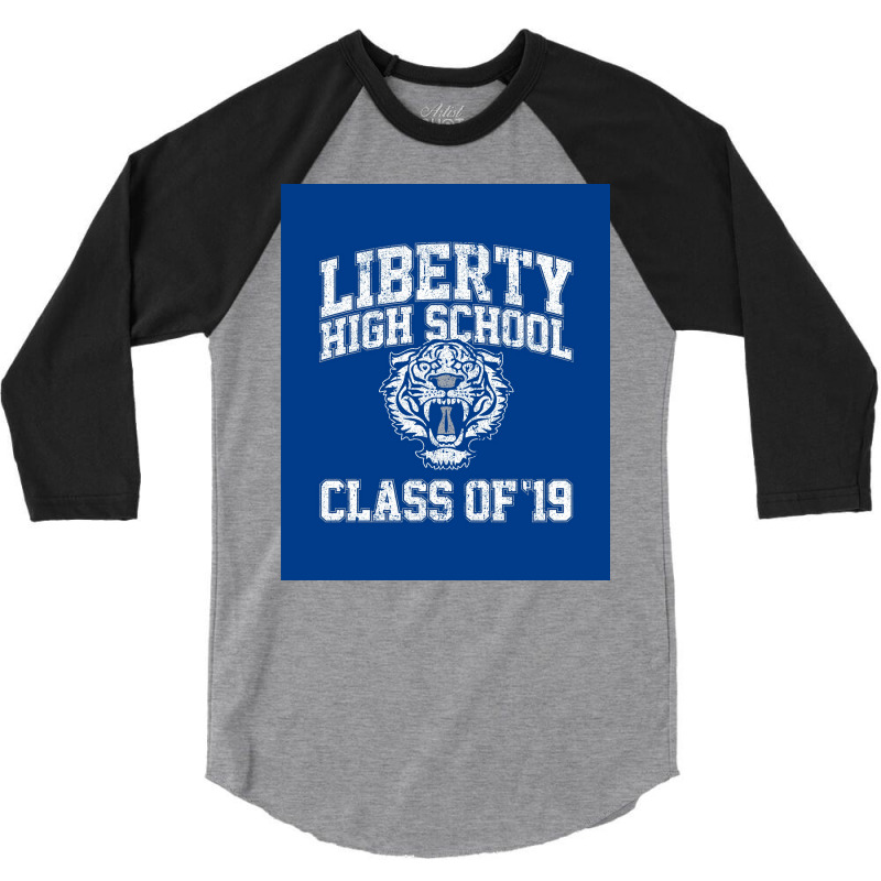 Lhs Class Of 19 Poster Aesthetic 3/4 Sleeve Shirt | Artistshot