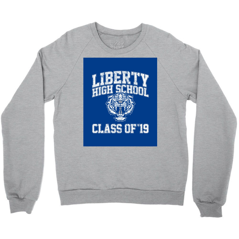 Lhs Class Of 19 Poster Aesthetic Crewneck Sweatshirt | Artistshot