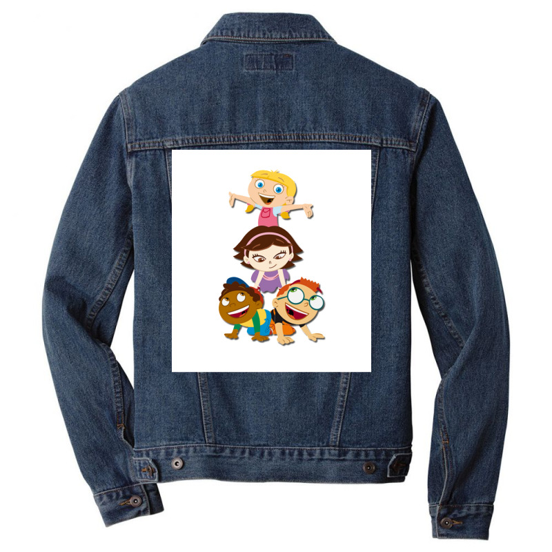 Little Einsteins Poster Aesthetic Men Denim Jacket | Artistshot