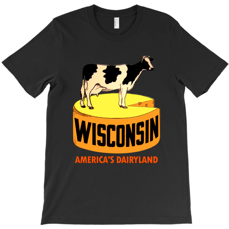 Wisconsin State Vintage Travel Decal 1 T-shirt | Artistshot