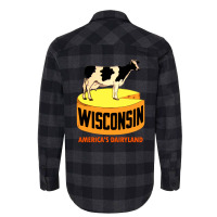 Wisconsin State Vintage Travel Decal 1 Flannel Shirt | Artistshot