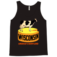 Wisconsin State Vintage Travel Decal 1 Tank Top | Artistshot