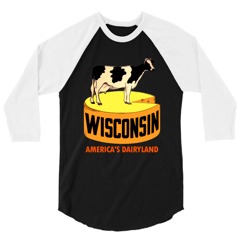 Wisconsin State Vintage Travel Decal 1 3/4 Sleeve Shirt | Artistshot