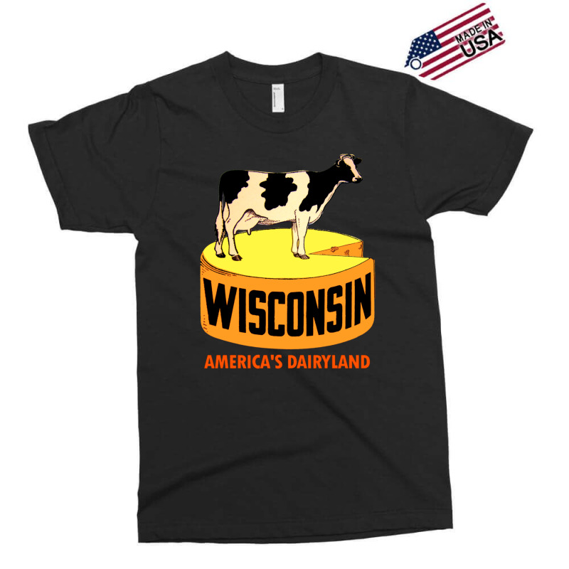 Wisconsin State Vintage Travel Decal 1 Exclusive T-shirt | Artistshot