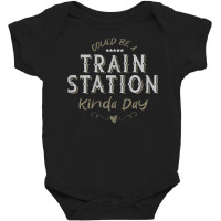 Womens Could Be A Train Station Kinda Day, Vintage Country Music T Shi Baby Bodysuit | Artistshot