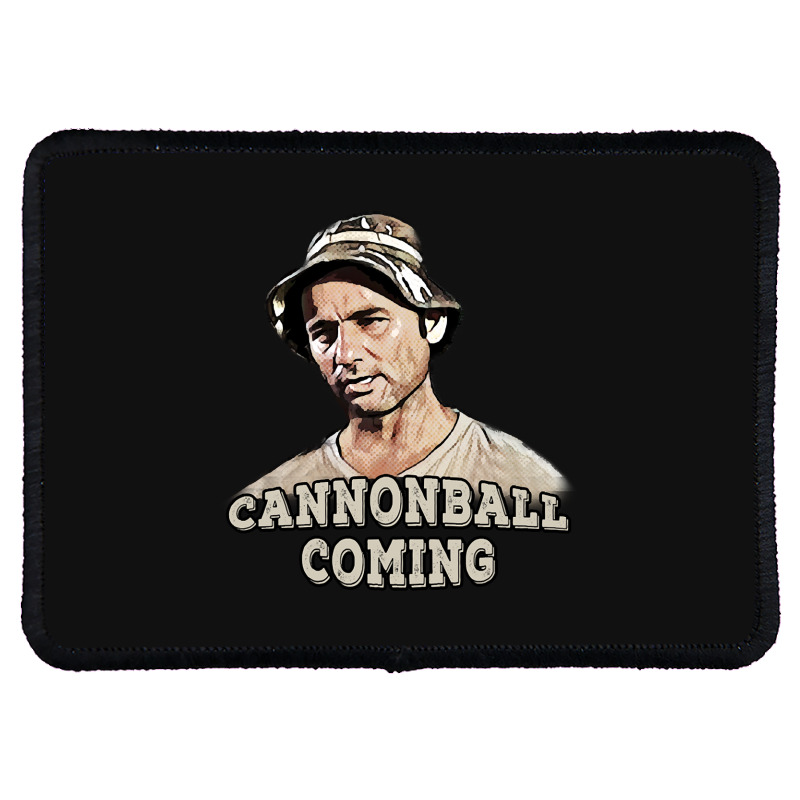 Cannon Ball Coming Rectangle Patch | Artistshot