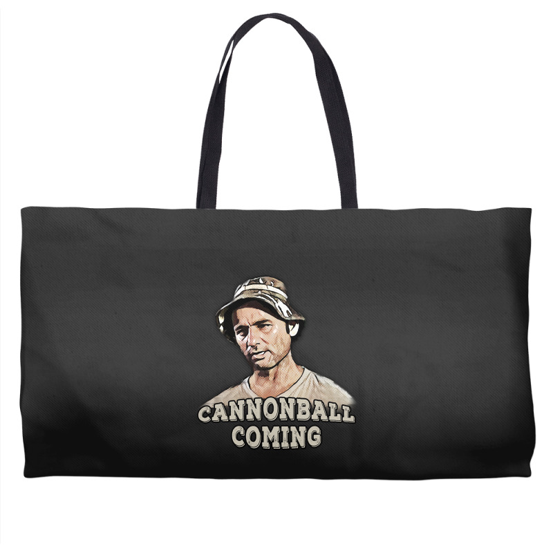 Cannon Ball Coming Weekender Totes | Artistshot