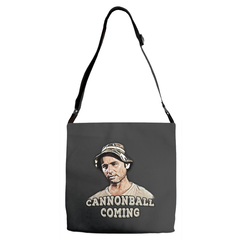 Cannon Ball Coming Adjustable Strap Totes | Artistshot