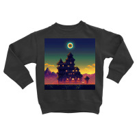 Castle In The Night Toddler Sweatshirt | Artistshot