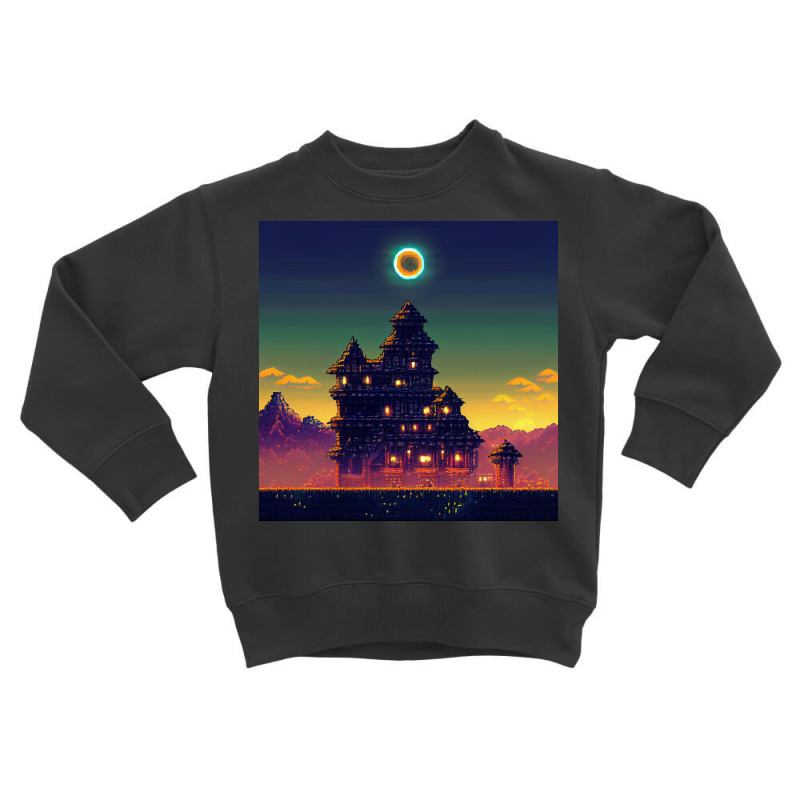 Castle In The Night Toddler Sweatshirt | Artistshot