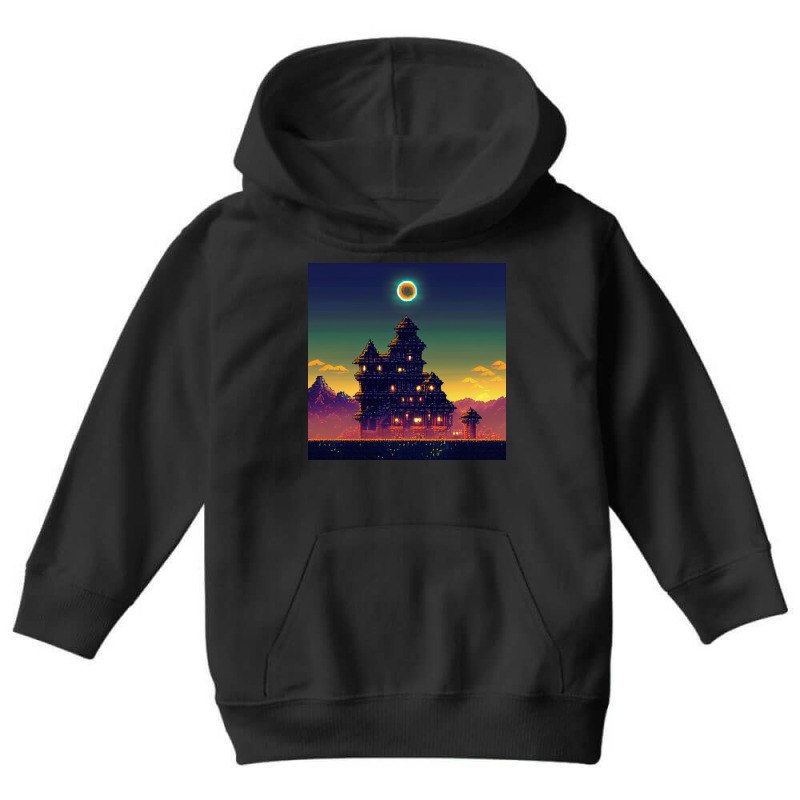 Castle In The Night Youth Hoodie | Artistshot