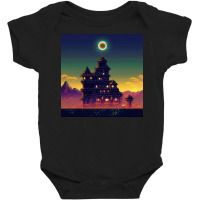 Castle In The Night Baby Bodysuit | Artistshot