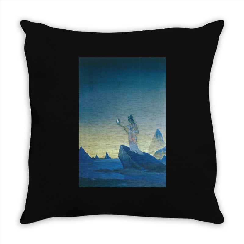 Angi Yoga By Nicholas Roerich Throw Pillow | Artistshot